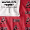 California State Univeristy - Northridge Matadors Blanket, 36"x58", Logo Pattern, Silky Touch Super Soft Throw view 4