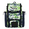 Boombah Catchers Superpack Bat Bag Digital Camo Navy/Lime Green - 23-1/2" x 13-1/2" x 9-1/2" - Multiple Colors - Holds 4 Bats - Backpack Version (no Wheels) view 1