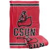 California State Univeristy - Northridge Matadors Blanket, 36"x58", Primary Logo Stripes, Silky Touch Super Soft Throw view 1