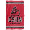 California State Univeristy - Northridge Matadors Blanket, 36"x58", Primary Logo Stripes, Silky Touch Super Soft Throw view 2