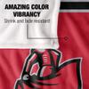 California State Univeristy - Northridge Matadors Blanket, 36"x58", Primary Logo Stripes, Silky Touch Super Soft Throw view 4