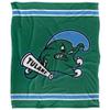 Tulane University Green Wave Blanket, 50"x60", Primary Logo Stripes, Silky Touch Super Soft Throw view 2