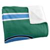 Tulane University Green Wave Blanket, 50"x60", Primary Logo Stripes, Silky Touch Super Soft Throw view 3
