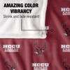 North Carolina Central University Eagles Blanket, 50"x60", Logo Pattern, Silky Touch Super Soft Throw view 4