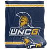University of North Carolina Greensboro Spartans Blanket, 50'x60', Primary Logo Stripes, Silky Touch Super Soft Throw view 1
