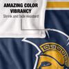 University of North Carolina Greensboro Spartans Blanket, 50'x60', Primary Logo Stripes, Silky Touch Super Soft Throw view 4