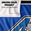University of North Carolina Asheville Bulldogs Blanket, 50"x60", Primary Logo Stripes, Silky Touch Super Soft Throw view 4