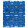 Middle Tennessee State University Blue Raiders Blanket, 50"x60", Logo Pattern, Silky Touch Super Soft Throw view 2