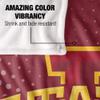 Iowa State University Cyclones Blanket, 50"x60", Logo Dots, Silky Touch Super Soft Throw view 4