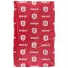 Bradley University Braves Blanket, 36"x58", Logo Pattern, Silky Touch Super Soft Throw view 2