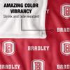Bradley University Braves Blanket, 36"x58", Logo Pattern, Silky Touch Super Soft Throw view 4