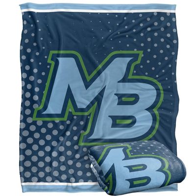 Cal State Monterey Bay Otters Blanket, 50"x60", Logo Dots, Silky Touch Super Soft Throw