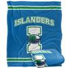 Texas A&M Corpus Christi Islanders Blanket, 50"x60", Primary Logo Stripes, Silky Touch Super Soft Throw view 1