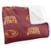 Iowa State University Cyclones Blanket, 36"x58", Logo Pattern, Silky Touch Super Soft Throw view 3