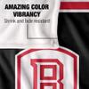Bradley University Braves Blanket, 36"x58", Primary Logo Stripes, Silky Touch Super Soft Throw view 4