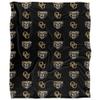 Oakland University Golden Grizzlies Blanket, 50"x60", Logo Pattern, Silky Touch Super Soft Throw view 2