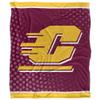 Central Michigan University Chippewas Blanket, 50"x60", Logo Dots, Silky Touch Super Soft Throw view 2