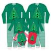 Mustache Christmas Tree Dog Shirt Christmas Outfit (X-Small, Red) view 1