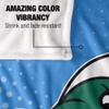 Tulane University Green Wave Blanket, 50"x60", Logo Dots, Silky Touch Super Soft Throw view 4