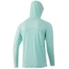 HUK Men's Standard A1A Hoodie | Quick-Dry Performance Sweatshirt +30 UPF, Beach Glass, 3X-Large view 2