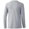 HUK Kids' Standard Icon X Long-Sleeve Shirt with Sun Protection, Oyster, Small view 2