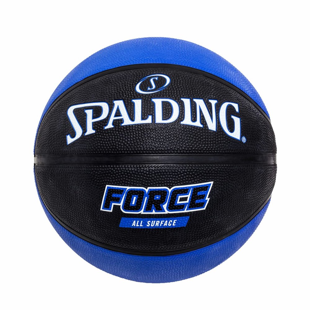 Spalding Force Basketball, Black and Blue, 7