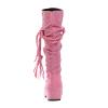 Women's Snow Boots Knee High Fashion Solid Pointed Toe Strap Tassel Keep Warm Slip on Long Boots Winter Comfortable Non-slip Outdoor Boots Shoes view 4