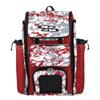 Boombah Catchers Superpack Bat Bag Digital Camo Red/Gray - 23-1/2" x 13-1/2" x 9-1/2" - Multiple Colors - Holds 4 Bats - Backpack Version (no Wheels) view 1