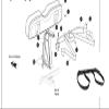 Golf Cart Golf Bag Holder Bracket | Bag Retainer Strap for EZGO Golf Cart Medalist & TXT Replace#71851-G01 view 4