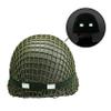 SYLPHID Outdoor Green WW2 US M1 Helmet Steel Field with Net Cover cat Eye Belt view 2