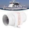 Marine Bilge Air Blower, Marine Blower DC and Practical 270CFM InLine Boat Parts White 4in for Boat Accessory view 2