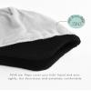 Camptrace Toddler Baby Winter Hat Warm Fleece Lined Knit Kids Hat with Earflap Infant Newborn Pom Beanie Knit Cap Girls Boys Black view 4