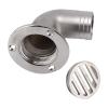 Acouto Boat Deck Drain 90 Degree Deck Drain Fittings 1.5in OD Deck Scupper 316 Stainless Steel Deck Drain End Adapter Plumbing Fittings for Marine Boat Yacht view 1
