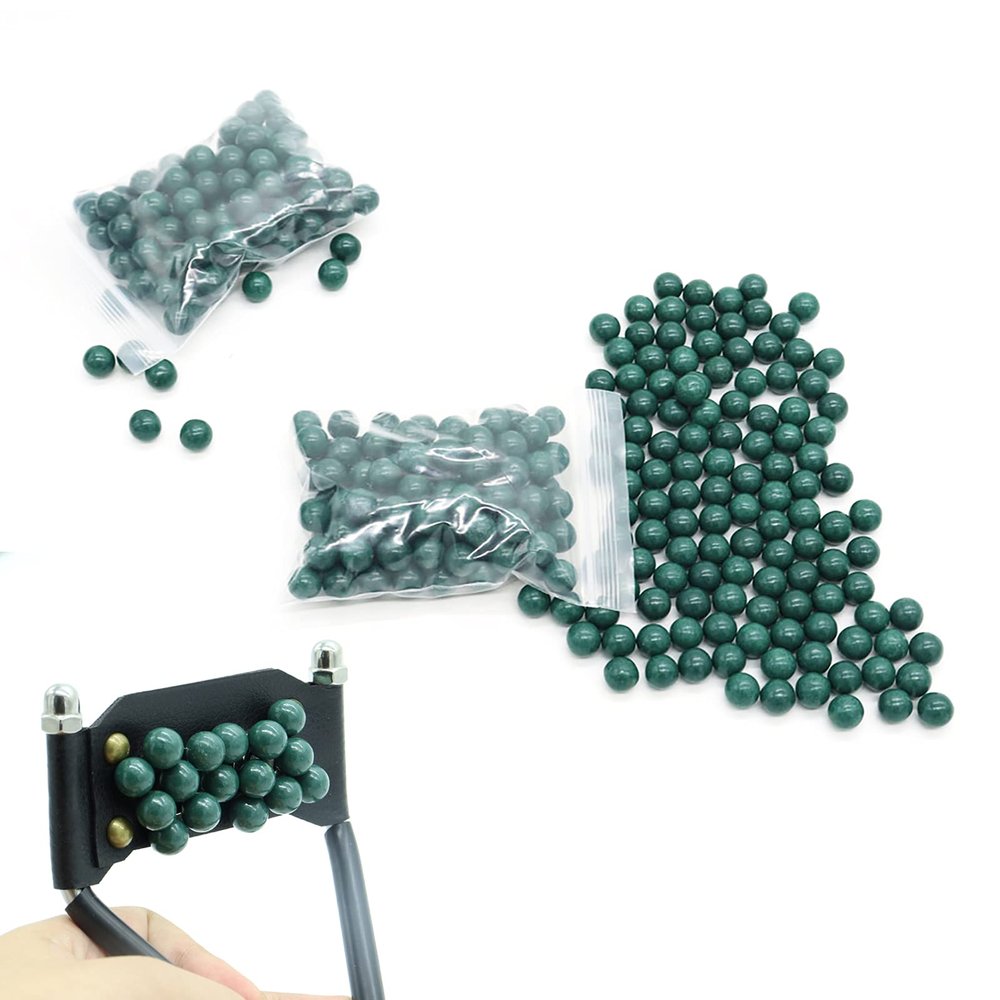 200/500/1000 Pieces Slingshot Clay Ball mud Pill Hard Clay Ball Sling Ball Biodegradable Slingshot Ammunition Clay degradable for Catapult Slingshot Safety Clay mud Pill Slingshot (1000)
