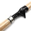 2.1M 2.4M 2.7MLure Rod Carbon Wood Handle 4-Section Fishing Rod M Power 12-25lb Fishing Lure 10-25g Ultralight Fishing Rod Travel Rod Trout Rod Surf Fishing ZYHYD view 3