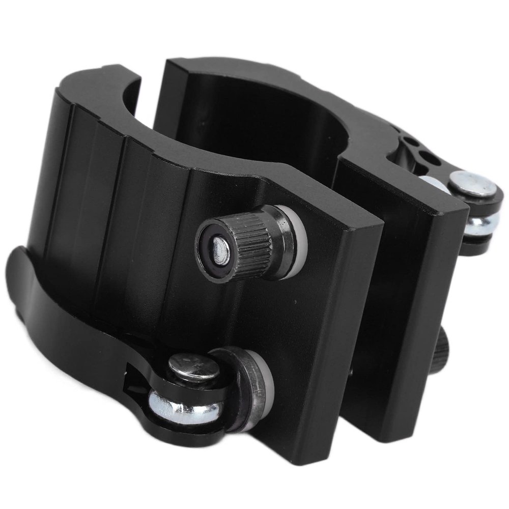 Electric Scooter Rugged Lock Aluminum Alloy Folding Clamp Vertical Rod Rugged Lock for 8X 10X 11X Series Scooter(Black)