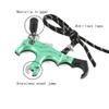 SHARROW Archery Compound Bow Thumb Release Trigger 3&4 Finger Grip Adjustable Archery Release Aids with Metal D Loop (Green) view 3
