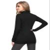 LE VONFORT Womens Turtlenecks Long Sleeve Stretch Casual Snow Thermal Shirts Black X-Large view 3
