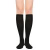 American Trends Womens Running Training Socks Outdoor Sports Compression Athletic Socks Casual Knee High Socks 1 Pack Solid Black view 1
