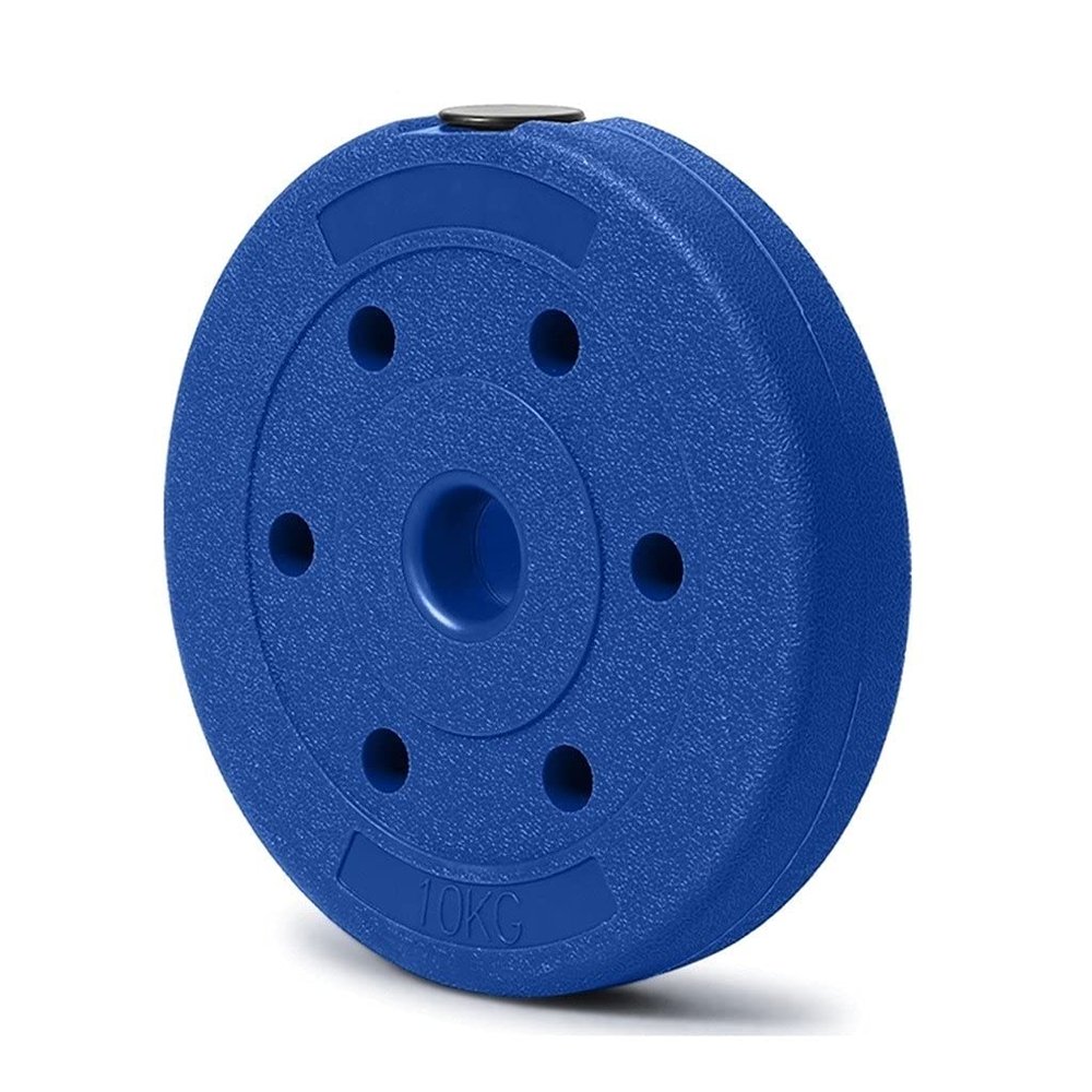 YKHB Color Weight Plates,1 in Barbell Plates,Home Gym Bumper Plates,Suitable for Weightlifting and Fitness Training-2 Pieces (Size : 10kg/22lbs2)
