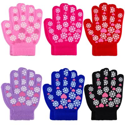 Hicdaw Kids Winter Gloves, 6-8 Pairs Winter Gloves for Kids Toddler Gloves Gift for Boys Girls (color11)