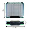 COLDWATER FLY FISHING  Double Sided Fly Fishing Box - Ice Fishing Box - Extra-Large Watertight Case - Holds Hundreds Of Flies And Streamers view 3
