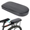 Bicycle Manned Cushion, Bicycle Rear Seat Cushion Bike Rear Seat Black PU Mountain Bike Rear Saddle, Comfortable Bike Seat for Children, Families with Kids view 1