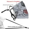 LALLRI Wolf Face Mask Wolf Teeth Masks Adjustable Reusable Breathable Mouth Masks With Filter For Men Women-S view 4