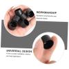 LIOOBO 24Pcs Foosball End Cap Black Foosball Table Rod Universal End Caps Replacement for Table Soccer Game Accessories view 2