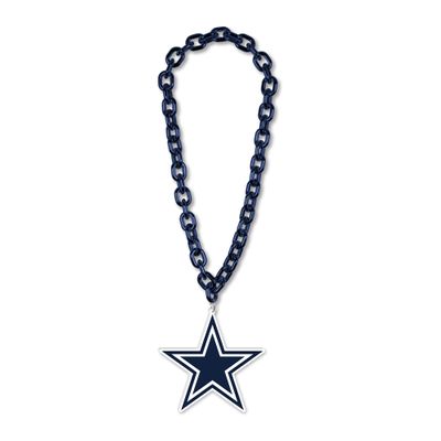 WinCraft Dallas Cowboys Big Chain Logo Plastic Necklace
