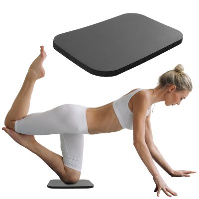 Yoga Knee Pad,High Density Foam NBR Material Yoga Knee Cushion,Clear Up Pain During Exercise,Exercise Pads for Knees Elbows Wrist,Ideal for Pilates and Planks(11.4x7.5x0.59inch,black)