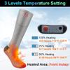 Magnolia Heated Socks for Men Women, Electric Rechargeable Heating Socks Winter Foot Warmers with 3 Heat Settings Fast Heating Heated Socks for Hunting Skiing Camping Motorcycling Riding view 2