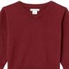 Amazon Essentials Unisex Toddlers' Uniform Cotton V-Neck Sweater, Burgundy Heather, 4T view 2