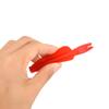 AMEYXGS Archery 12 PCS Conjoined Arrow Nocks and Arrow Fletches DIY Plastic Arrow Accessories for 8mm Arrow Shafts (Red) view 3